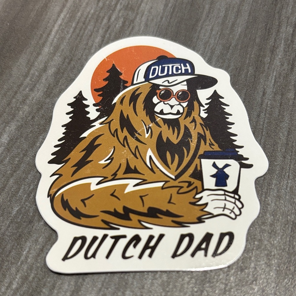Dutch Bros Sticker Dutch Dad